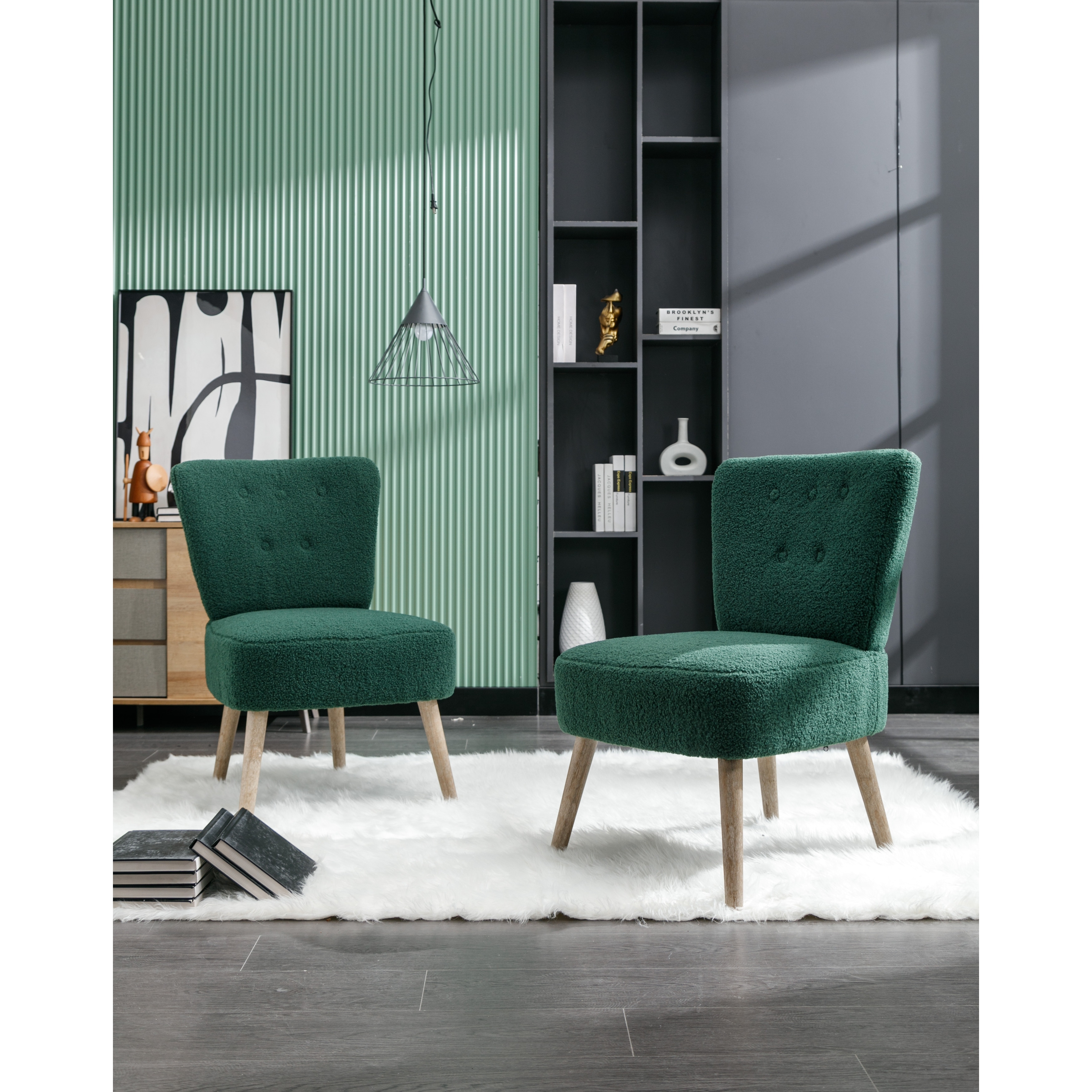 Emerald green cocktail online chair