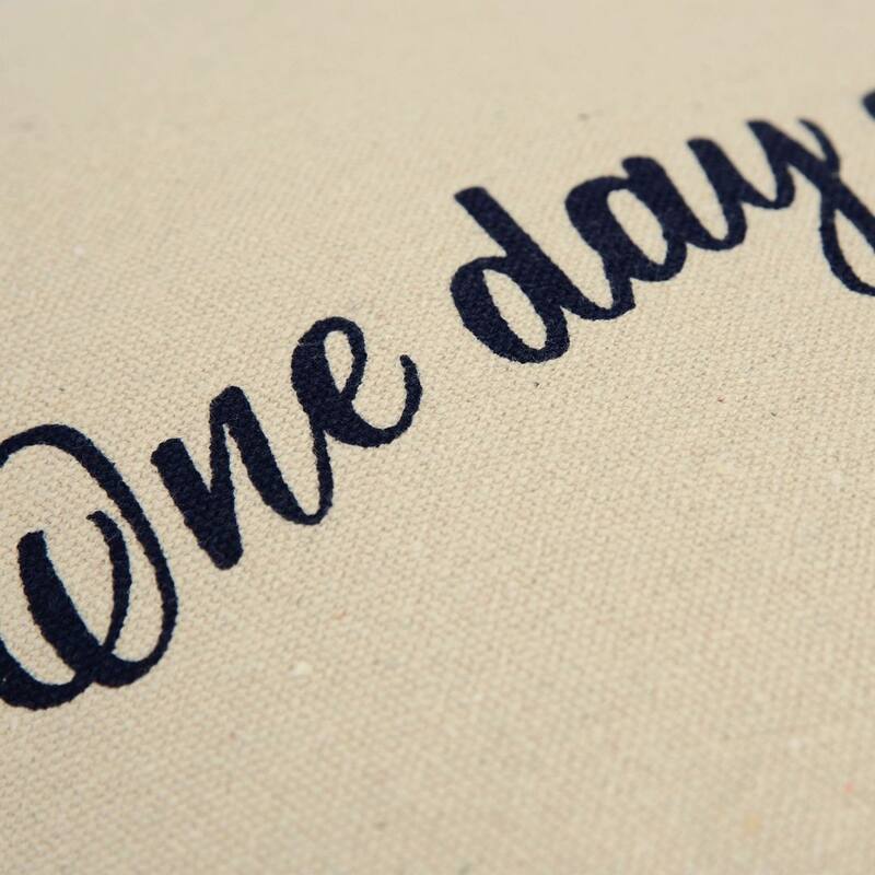 "One Day at a Time" Decorative Pillow