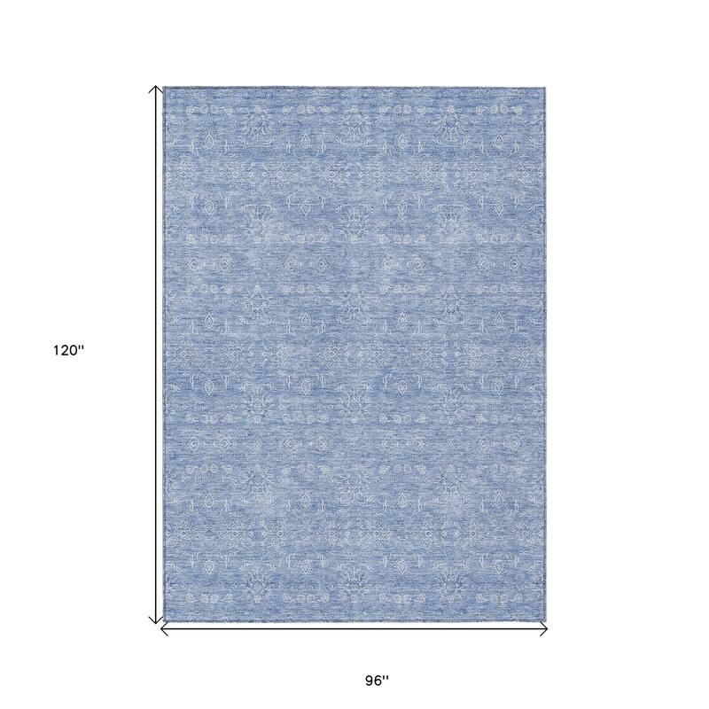 HomeRoots Floral Transitional Rectangle Outdoor Rug