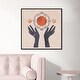 preview thumbnail 48 of 62, Alchemy, Boho Sun and Moons Modern Blue Canvas Wall Art Print for Bedroom