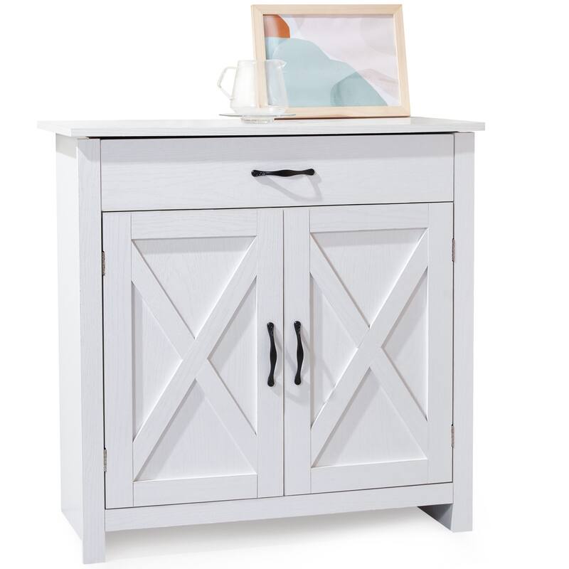 AVAWING Kitchen Sideboard Buffet Cabinet Entryway Cupboard Server