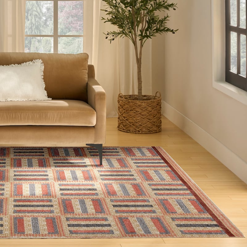 Nourison Nordic Indoor only Abstract Area Rug