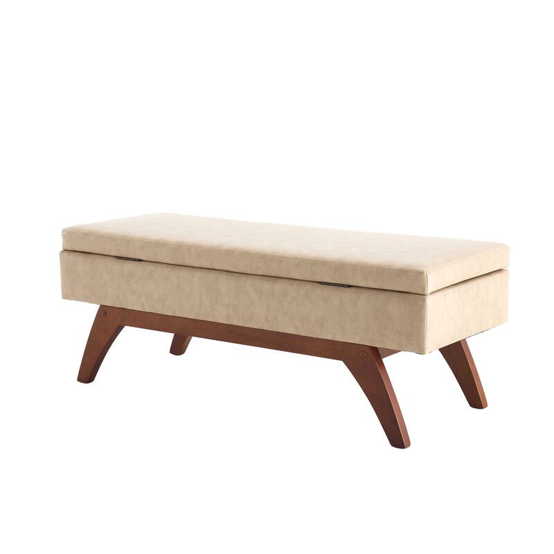 Upholstered storage Bench