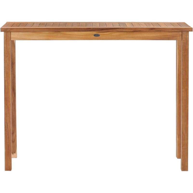 Chic Teak Santa Monica Outdoor Teak Wood Serving Table