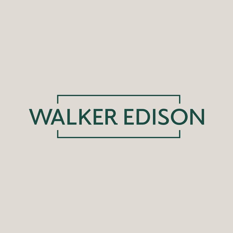 Walker Edison Easy Assembly Solid Wood 1-Drawer Nightstand