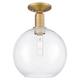 Option Brushed Brass / Clear