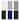 Victorian 4 in. x 8 in. Beveled Ceramic Wall Tile Collection in Green, Blue, Black, Gray and White Box of 50