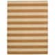 preview thumbnail 10 of 25, Nourison Area Rug Contains Latex - Orange - 5'6" x 7'5"/Surplus - Indoor - Hand-Tufted - Stripe/Border - 0.51 - 0.75 inch - Casual - 6' x 9' - Wool - Beige