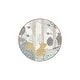 preview thumbnail 4 of 2, Ginza Six Washable Woodland Court Golden Earth Kids Rug Round 3'