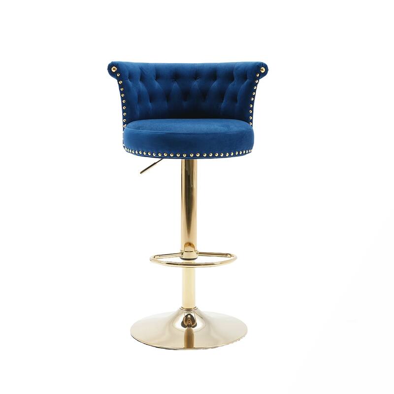 2PCS Swivel Counter Height Bar Stools