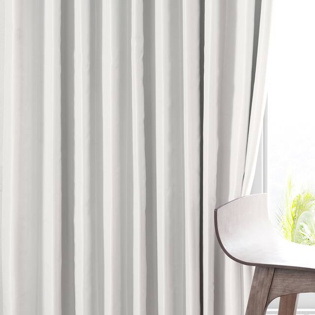 Exclusive Fabrics Blackout Extrawide Faux Dupioni Curtain (1 Panel)