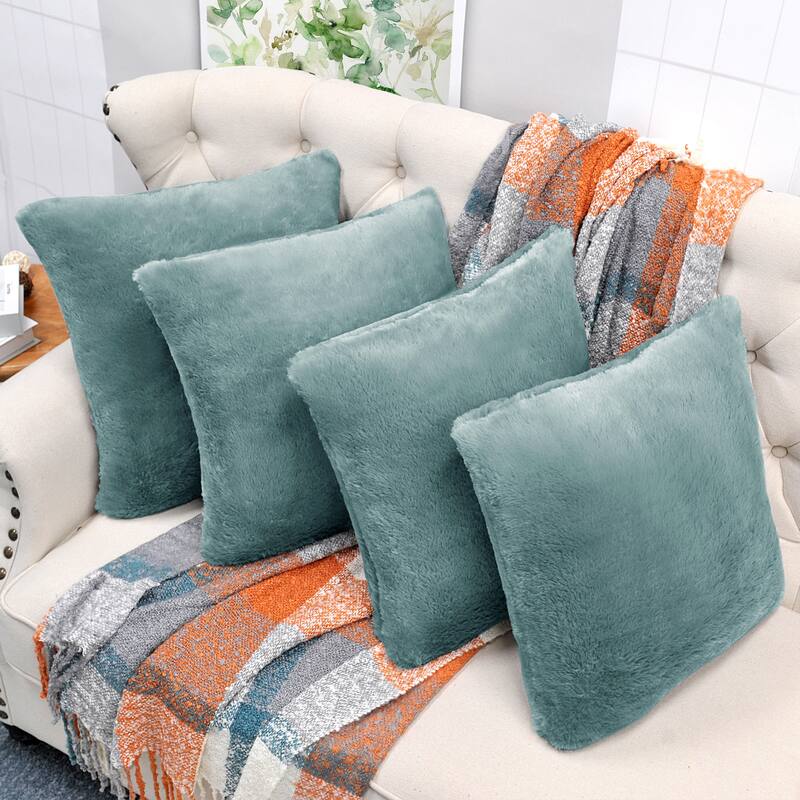 Fauxfur Pillow Shell Set 20'X20"