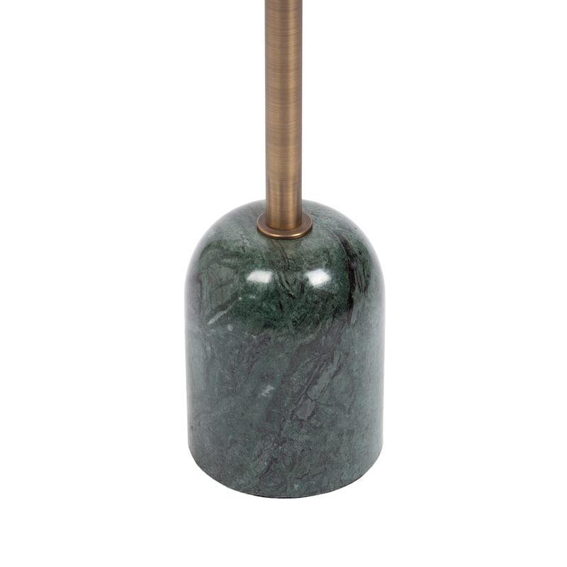 Kate and Laurel Shorrock Wood and Marble Side Table