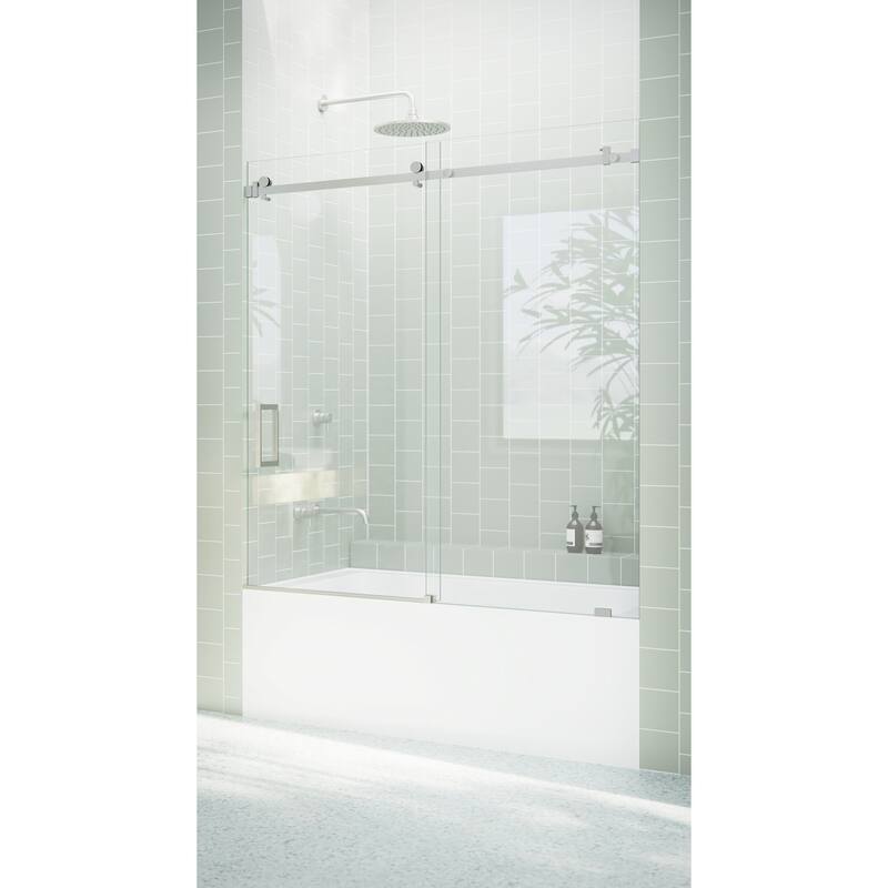 Glass Warehouse B-SQSLD-56 Astro 60" High x 56" Wide Sliding Frameless