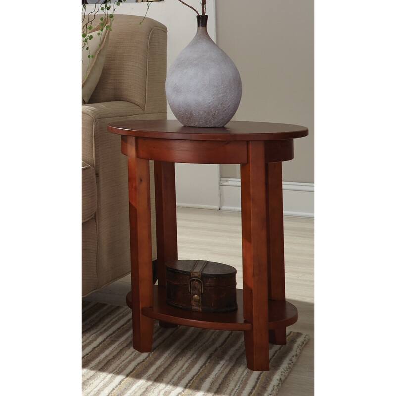 Copper Grove Daintree 2-shelf End Table - Cherry