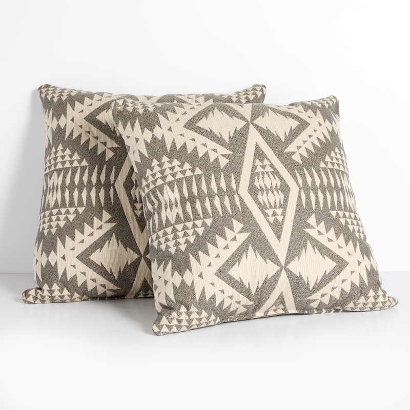 Sorra Home Sunbrella Pendleton Outdoor Knife Edge Pillow Set of 2