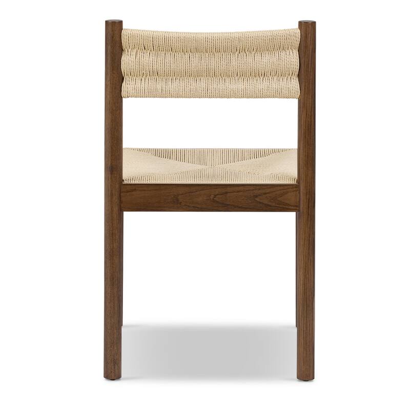 Poly & Bark Torge Wood Dining Chair in Walnut