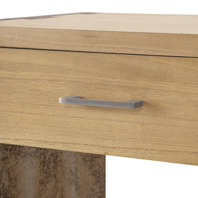 Christopher Knight Home - Quillson MDF 1-Drawer Nightstand with Smooth Glide Drawer