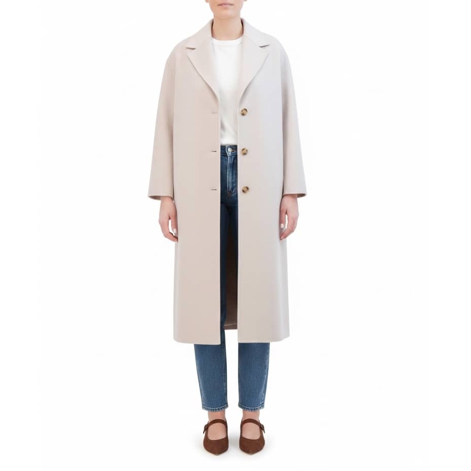 Rebecca Minkoff Relaxed Wool Blend Coat