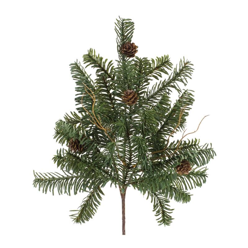 Pine Spray with Pinecones (Set of 6) - 11 x 4 x 17