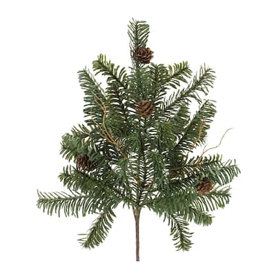 Pine Spray with Pinecones (Set of 6) - 11 x 4 x 17