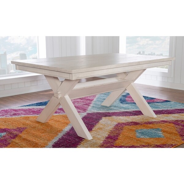 Chester Rustic Farmhouse Dining Table - N/A. Opens flyout.