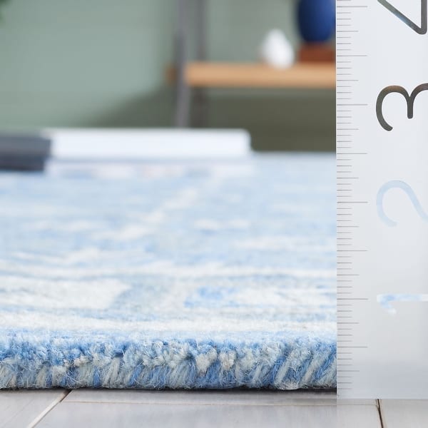 SAFAVIEH Handmade Ebony Greer Modern Wool Rug