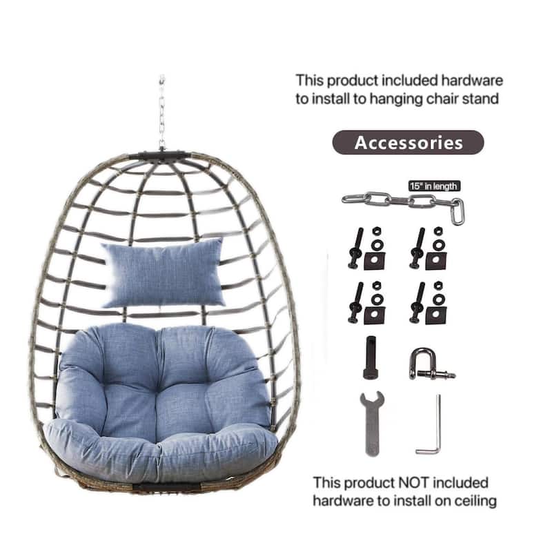 Pocassy Outdside Foldable Hanging Egg Chair