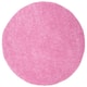 SAFAVIEH August Shag Solid 1.2-inch Thick Area Rug - 5'3" x 5'3" Round - Pink