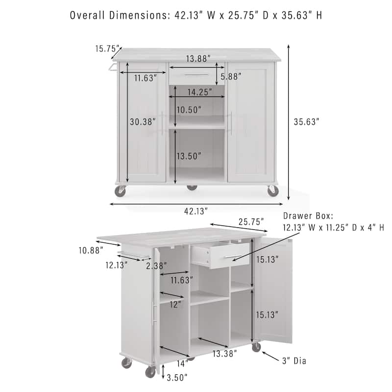 Crosley Stella Kitchen Cart