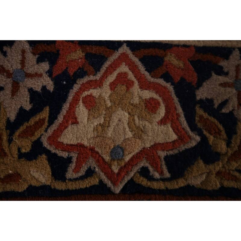 Floral Art Deco Chinese Foyer Rug Hand-Knotted Wool Carpet - 3'2"x 5'1"