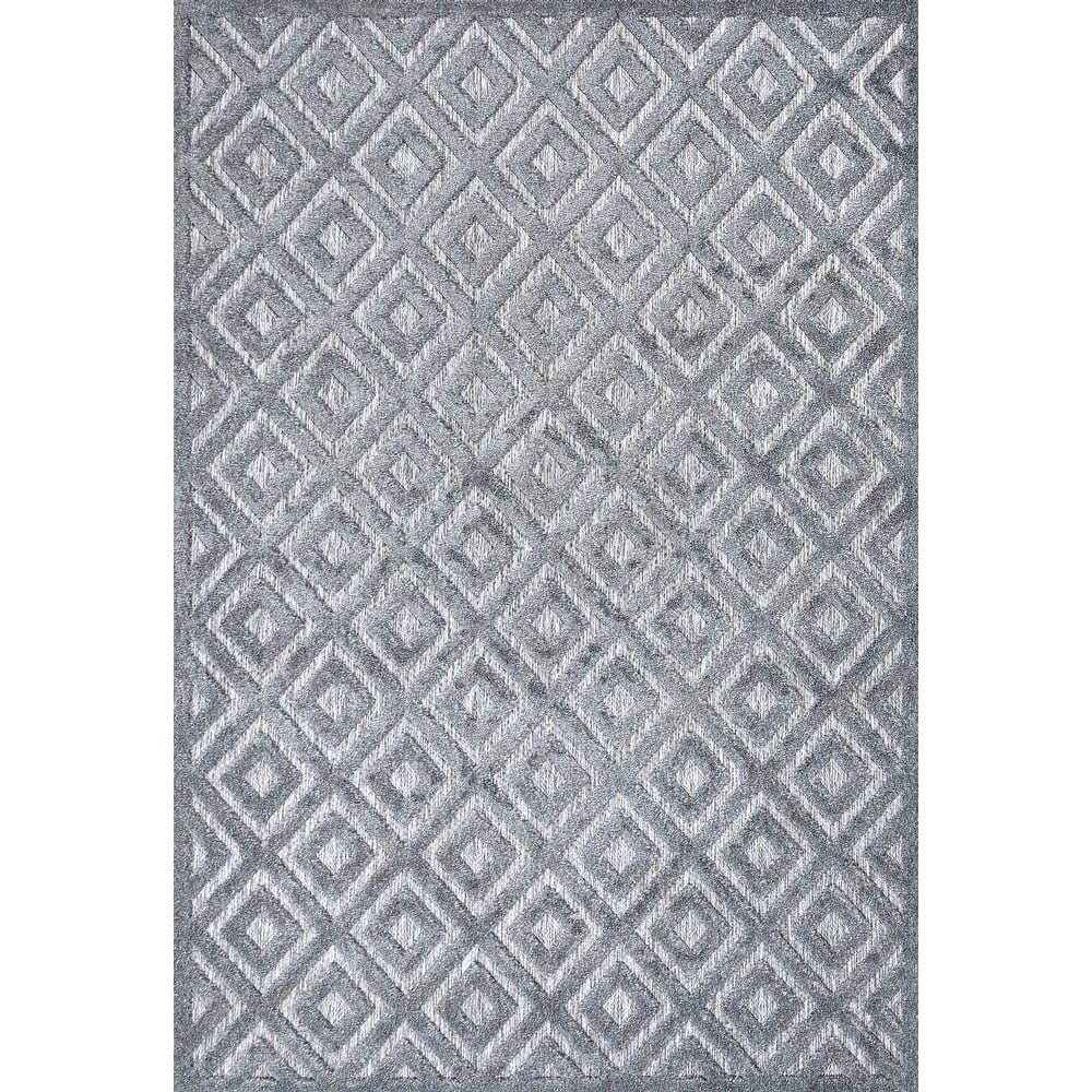 JONATHAN Y Ankara Neutral Diamond Trellis Indoor/Outdoor Area Rug
