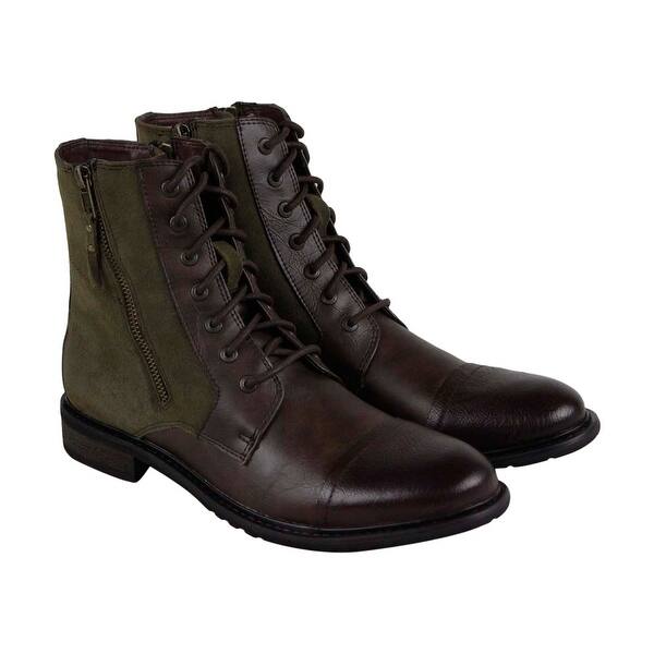 Shop Kenneth Cole Reaction Gentle Men Mens Brown Leather Casual Dress Boots Shoes Overstock 22897821