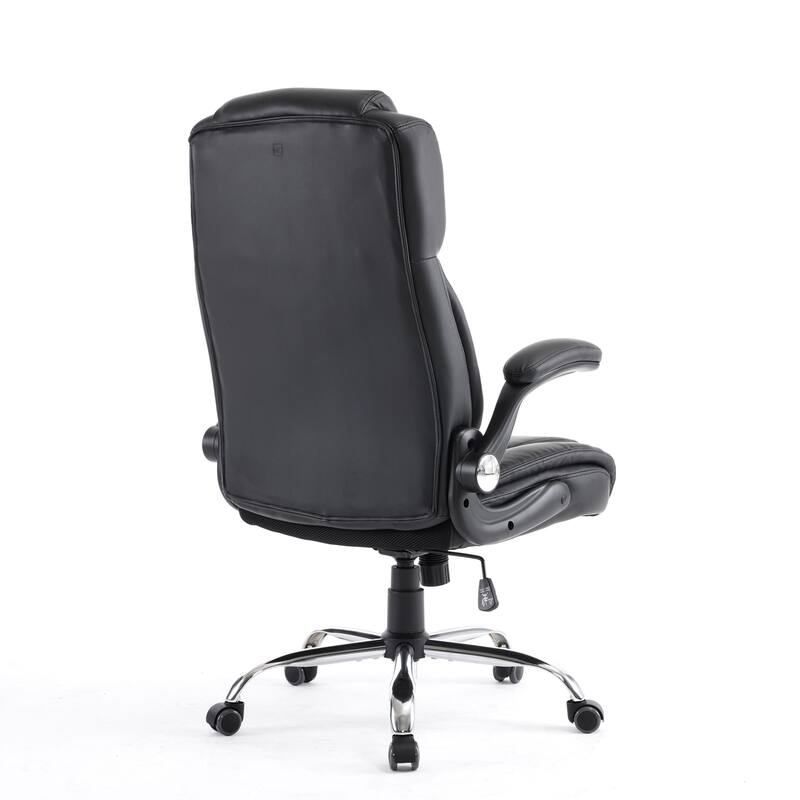 GENESIS Office Chair Rolling Desk Chair w/ Adjustable Armrest, Black - N/A
