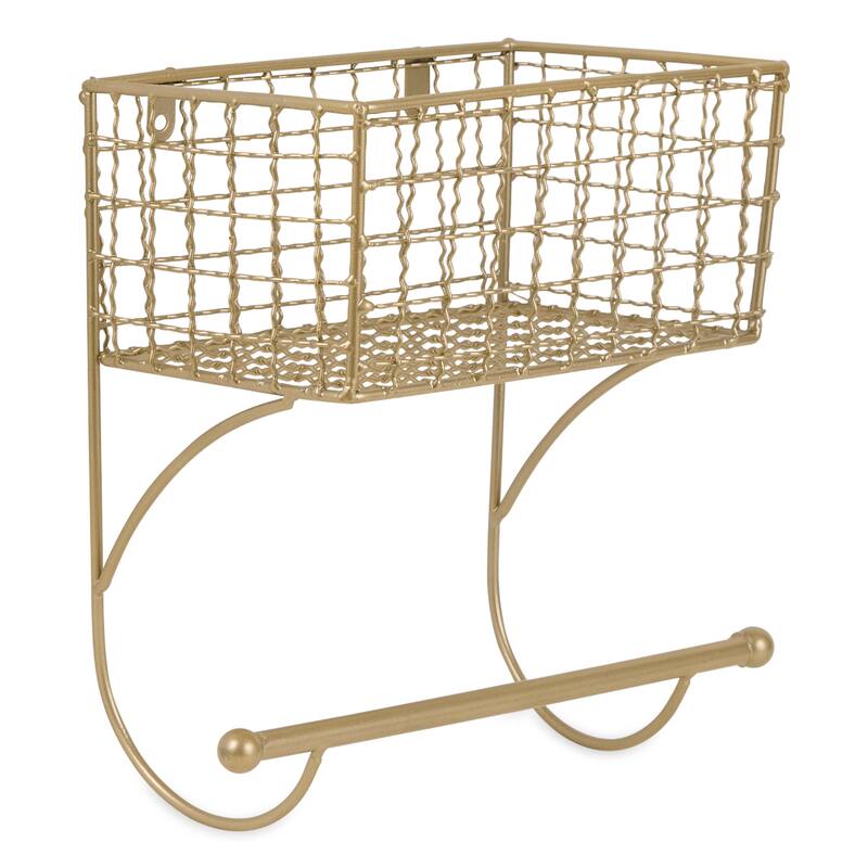 DII Farmhouse Towel Rack - Small Towel Bar - Gold