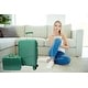 preview thumbnail 2 of 23, World Traveler 2-Piece Carry-on Vanity Trunk Luggage Set