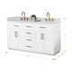 preview thumbnail 97 of 194, Altair Gavino Bath Vanity with Grain White Composite Stone Top, no Mirror
