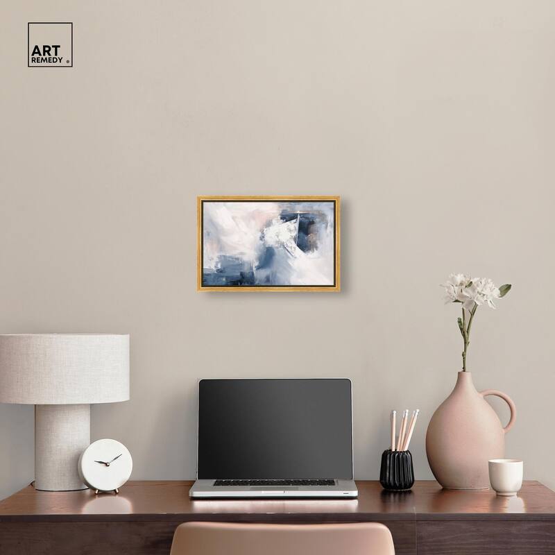 Blue Rapture II Canvas by Art Remedy