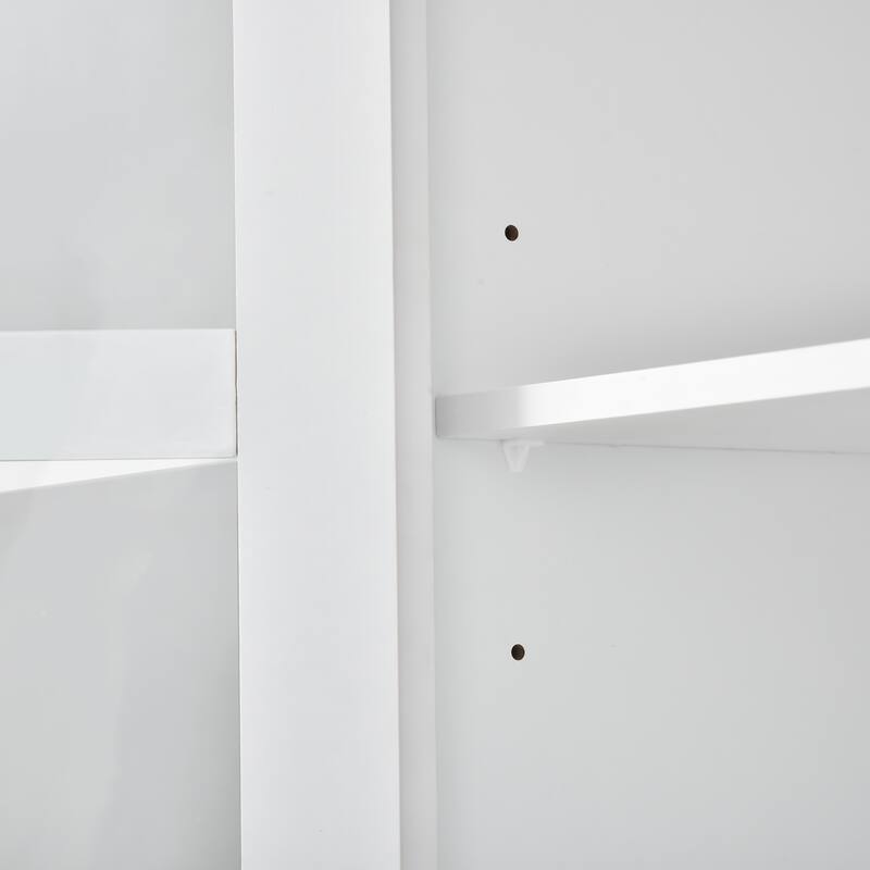Minimalist TV Console for 80-Inch TVs, Media Center with Curved Corners and Golden Legs