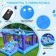 preview thumbnail 9 of 9, 15.3'x 12' 840D Large Bounce House Oxford Inflatable Bouncers with Blower & Slide
