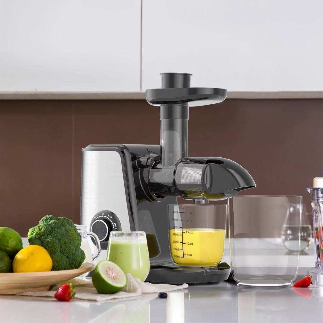Juicer Machines Celery Slow Masticating Juicer Extractor Easy to Clean with Brush Bed Bath Beyond 37536376
