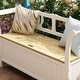 preview thumbnail 7 of 8, Storage Bench Box Patio Furniture Front Porch Decor Outdoor Seating