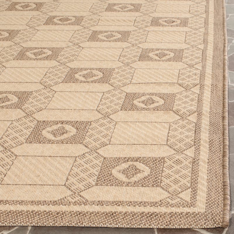 Martha Stewart by SAFAVIEH Grand Parquet Indoor/ Outdoor Waterproof Rug