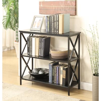4-Tier Open Bookcase with Metal Frame for Storage and Display in Living Room, Bedroom, or Office - 28