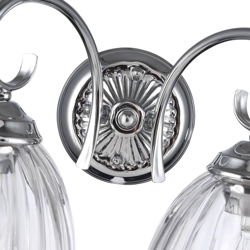 Golden Lighting Audra 2-light Vanity in Chrome