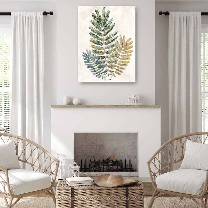 Opulent Ferns III By Studio Arts Canvas Art Print