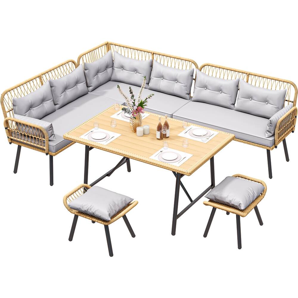 Moasis 7-Piece Outdoor Patio Furniture Set