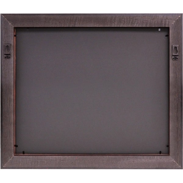 School Engraved Flat Iron Black Picture Frame - Horizontal 8x10