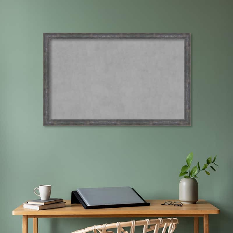 Amanti Art Angled Metallic Rainbow Framed Magnetic Board