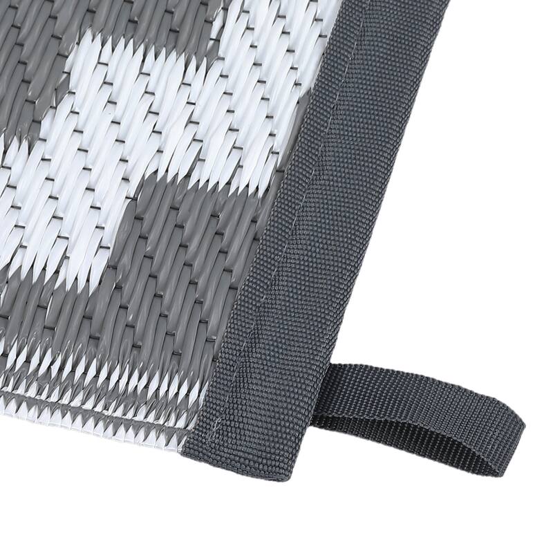 Outdoor Rug Waterproof Plastic Straw Rug Reversible Rug for Patios Decks Porch Camper Balcony Backyard